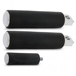 KIT PEDANE PEDANINE PEDALINO CAMBIO KNURLED FUSION ARLEN NESS CROMATO UNIVERSALI