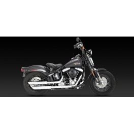 MARMITTE TERMINALI TWIN SLASH SLIP ONS SOFTAIL 07-13 CROMO MARMITTE TERMINALI TWIN SLASH SLIP ONS SOFTAIL 07-13 CROMO