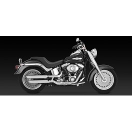 MARMITTE TERMINALI TWIN SLASH SLIP ONS FATBOY 07-16 CROMO MARMITTE TERMINALI TWIN SLASH SLIP ONS FATBOY 07-16 CROMO
