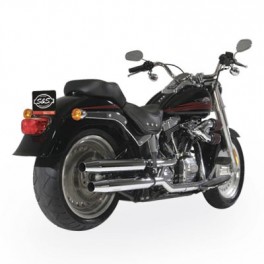 MARMITTE TERMINALI SLIP-ONS MUFFLER TAPERED SOFTAIL 07-14 CROMO MARMITTE TERMINALI SLIP-ONS MUFFLER TAPERED SOFTAIL 07-14 CROMO