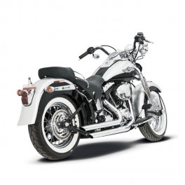 MARMITTE TERMINALI PAUGHCO 9TWENTYFIVES SOFTAIL 86-11 SHORT SLASH CUT CROMO