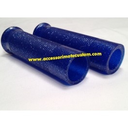 MANOPOLE ANDERSON BLU HARLEY E MOTO MANUBRIO DA 1" MANOPOLE ANDERSON BLU HARLEY E MOTO MANUBRIO DA 1"