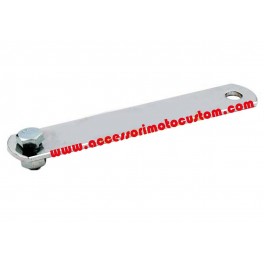 STAFFE UNIVERSALI 6" 2 FORI IN ACCIAIO CROMATO STAFFE UNIVERSALI 6" 2 FORI IN ACCIAIO CROMATO