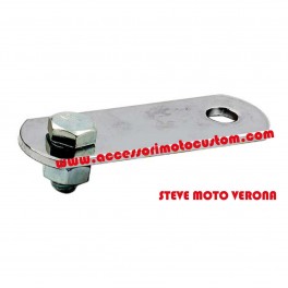 STAFFE UNIVERSALI 3" 2 FORI IN ACCIAIO CROMATO STAFFE UNIVERSALI 3" 2 FORI IN ACCIAIO CROMATO