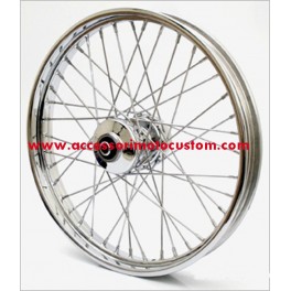 RUOTA ANTERIORE CROMO 40 RAGGI 19 x 2.50 DYNA SOFTAIL RUOTA ANTERIORE CROMO 40 RAGGI 19 x 2.50 DYNA SOFTAIL