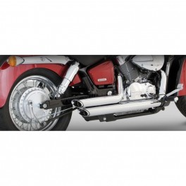 MARMITTE TERMINALI VANCE & HINES HONDA VT 750 CROMO