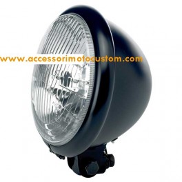 FARO FANALE BATES NERO DA 5 3/4" OMOLOGATO FARO FANALE BATES NERO DA 5 3/4" OMOLOGATO
