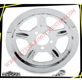 COVER COPRI PULEGGIA CROMATO SPORTSTER 2004 2019 COVER COPRI PULEGGIA CROMATO SPORTSTER 2004 2019