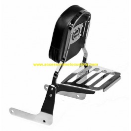 SCHIENALINO CON PORTAPACCHI CROMO SOFTAIL FL E FXS 12-14 SCHIENALINO CON PORTAPACCHI CROMO SOFTAIL FL E FXS 12-14