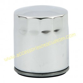 FILTRO OLIO IMPORT CROMO PER SOFTAIL 99 E TWIN CAM 99-14 FILTRO OLIO IMPORT CROMO PER SOFTAIL 99 E TWIN CAM 99-14