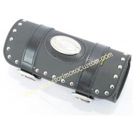 BORSA RULLO PORTA ATTREZZI MEDIUM LONGRIDE NERO CON BORCHIE UNIVERSALE BORSA RULLO PORTA ATTREZZI MEDIUM LONGRIDE NERO CON BORCHIE UNIVERSALE