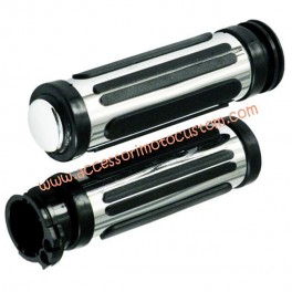 MANOPOLE MOTO CUSTOM CUSHION STRIPE CROMO PER HARLEY 96-17 MANOPOLE MOTO CUSTOM CUSHION STRIPE CROMO PER HARLEY 96-17
