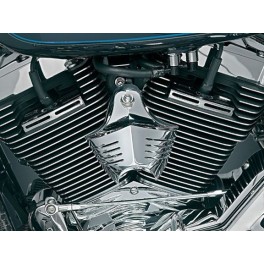 COPRI CLACSON COVER KURYAKYN V-SHIELD CROMO B.T. E XL 93-13 COPRI CLACSON COVER KURYAKYN V-SHIELD CROMO B.T. E XL 93-13