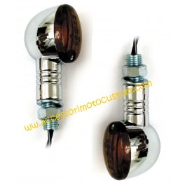 COPPIA FRECCE MICRO FLASH CROMATO VETRO FUME' UNIVERSALI OMOLOGATE COPPIA FRECCE MICRO FLASH CROMATO VETRO FUME' UNIVERSALI OMOLOGATE