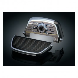 COVER COPRI PEDANE CROMO KURYAKYN PASSEGGERO TOURING SOFTAIL E DYNA 