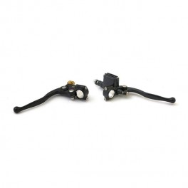 KIT COMANDI MANUBRIO UNIVERSALI NERI PER DISCO DOPPIO 11/16" HARLEY KIT COMANDI MANUBRIO UNIVERSALI NERI PER DISCO DOPPIO 11/16" HARLEY