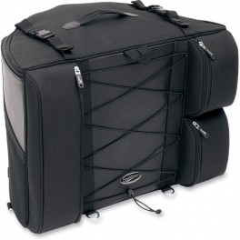 BORSA POSTERIORE BR4100 BACK SEAT BAG SADDLEMEN NERO UNIVERSALE