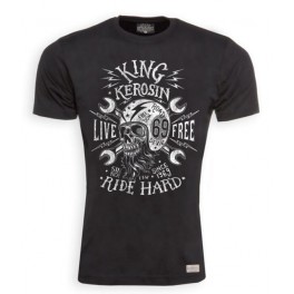KING KEROSIN LIVE FREE RIDE HARD T-SHIRT KING KEROSIN LIVE FREE RIDE HARD T-SHIRT