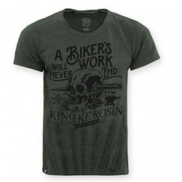KING KEROSIN BIKER'S WORK T-SHIRT KING KEROSIN BIKER'S WORK T-SHIRT