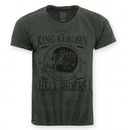 KING KEROSIN SPEED DEMONS CREW T-SHIRT KING KEROSIN SPEED DEMONS CREW T-SHIRT