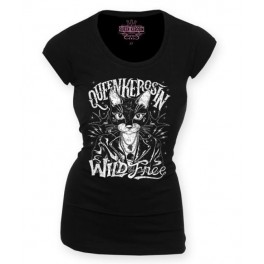 QUEEN KEROSIN WILD & FREE LONGSHIRT QUEEN KEROSIN WILD & FREE LONGSHIRT