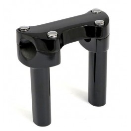 KIT RISER ALZA MANUBRIO 4 1/2" E PIASTRA SUPERIORE NERI KIT RISER ALZA MANUBRIO 4 1/2" E PIASTRA SUPERIORE NERI