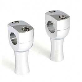 COPPIA RISER ALZA MANUBRIO CROMATI 3 POLLICI COPPIA RISER ALZA MANUBRIO CROMATI 3 POLLICI
