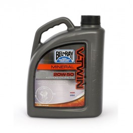 OLIO BEL-RAY 20W50 MINERALE 4 LITRI PER HARLEY DAVIDSON