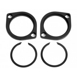 Coppia Flange Nere per Harley Davidson 84-19 Coppia Flange Nere per Harley Davidson 84-19