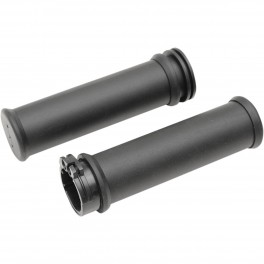 Coppia Manopole Nere per Harley Davidson Coppia Manopole Nere per Harley Davidson