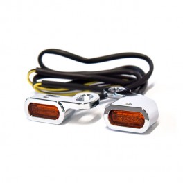 Frecce Cromate a Led per Harley Davidson Omologate Frecce Cromate a Led per Harley Davidson Omologate