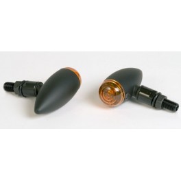 COPPIA FRECCE MICRO BULLET NERO UNIVERSALI OMOLOGATE COPPIA FRECCE MICRO BULLET NERO UNIVERSALI OMOLOGATE