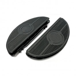 Pedane Nere Mezza LUna Per Harley Davidson Pedane Nere Mezza LUna Per Harley Davidson