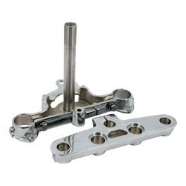 Piastre sterzo cromate per Heritage e Fat Boy 87-99 Piastre sterzo cromate per Heritage e Fat Boy 87-99