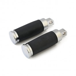 Pedanine Cromate per Harley Davidson Caliber Zigrinate Pedanine Cromate per Harley Davidson Caliber Zigrinate