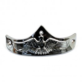 Fregio aquila cromata per parafango anteriore moto custom Fregio aquila cromata per parafango anteriore moto custom