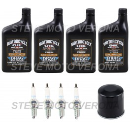 Tagliando per Honda Shadow VT600 olio candele filtro olio