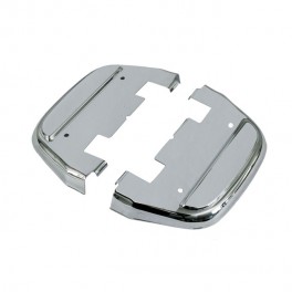 COPPIA COVER COPRI PEDANE POSTERIORI CROMATE HARLEY SOFTAIL DYNA TOURING COPPIA COVER COPRI PEDANE POSTERIORI CROMATE HARLEY SOFTAIL DYNA TOURING