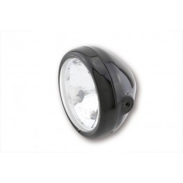 Faro moto Anteriore Universale Omologato Pecos Nero Lucido Faro moto Anteriore Universale Omologato Pecos Nero Lucido