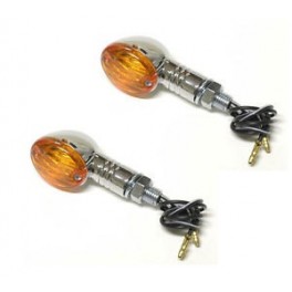 COPPIA FRECCE MICRO FLASH CROMATO VETRO ARANCIONE UNIVERSALI OMOLOGATE COPPIA FRECCE MICRO FLASH CROMATO VETRO ARANCIONE UNIVERSALI OMOLOGATE