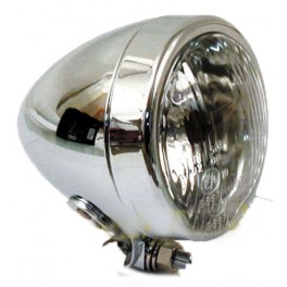 FARO FANALE CROMATO LISCIO OMOLOGATO HARLEY E JAP FARO FANALE CROMATO LISCIO OMOLOGATO HARLEY E JAP